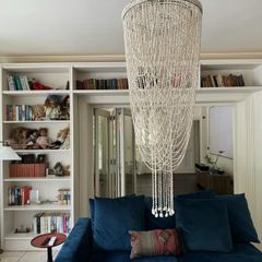 Huge Handmade Shell Chandelier Hanging Decor