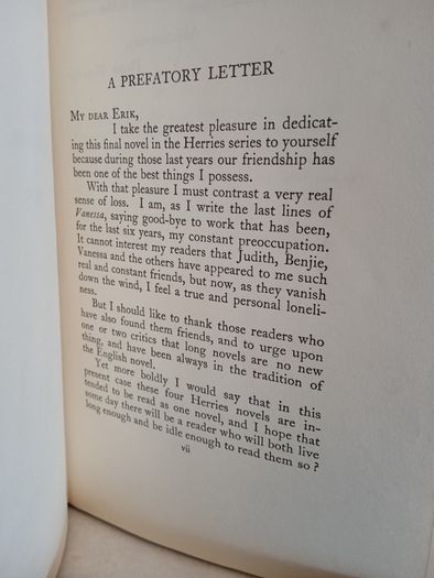 Vanessa: A Novel by Hugh Walpole (GT973)