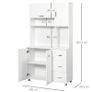Multi Storage Cabinet Kitchen Cupboard Pantry w/ drawers and table space (FREE SHIPPING) Image 3