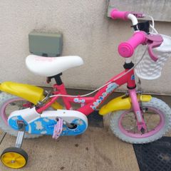 Kids pepper pig bike size 12 inch wheels