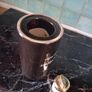 Large ceramic brass table lighter BV Canadian Whisky Image 5