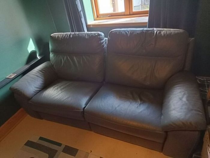 3 Seater Leather Recliner Sofa