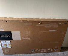 LG 65 inches TV Cardboard box. TV not included