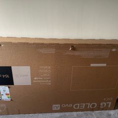 LG 65 inches TV Cardboard box. TV not included
