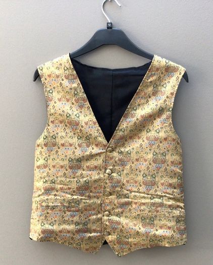 Silk Brocade Waistcoat Size 12