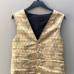 Silk Brocade Waistcoat Size 12