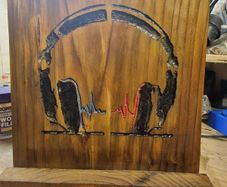 vinyl record now playing display