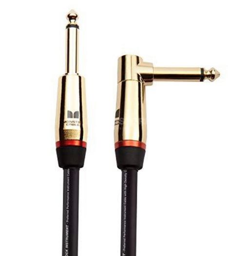 Monster Rock Cable Prolink Rock 6,4 m Monster Cable Reliable cable for electric guitar