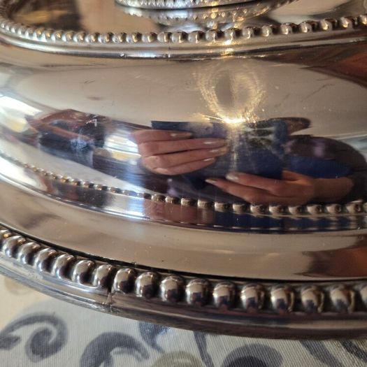 Antique Edwardian Enttree  dish and lid