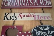 Wooden Grandmother's Place Sign