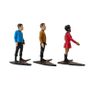 Star Trek 1991 Hamilton Collection Kirk Spock McCoy Uhura Scotty Sulu Chekov PVC Figures Image 7