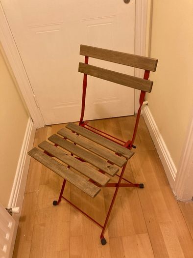 Folding table and chairs