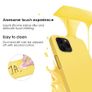 Liquid Silicone Case For iPhone 12 Pro Max Luxury Thin Soft Phone Cover New Yellow - FHT8IP12PMLK Image 2