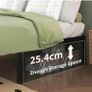 3ft Single Bed Frame with Rounded Corner Legs Image 5