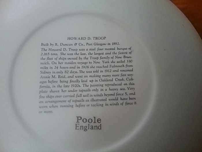 Poole Decorative Plate