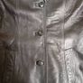 Made In England,  3 button,  Vintage Box Leather jacket ((Like New)) Image 8
