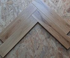 solid oak herringbone flooring