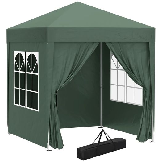 NEW SALE | 2 x 2m Pop-up Gazebo, Portable with Sidewalls | High-Quality Steel Frame | Water-Resistant | UV Protection | Blue