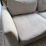 Modern Grey Fabric Corner Sofa  2 Piece Modular L Shape Couch Image 2
