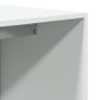 Wardrobe White 80x50x200 cm Image 7