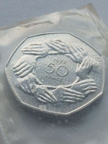 1973 proof 50 Pence