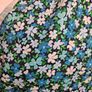 New M&Co blue floral print tiered cotton dress size UK 14 petite Image 8