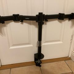 Double Arm Desk Mount with Clamp