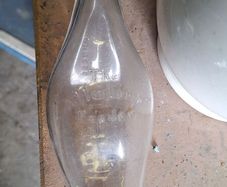 Vintage Allenburys Feeder antique glass baby bottle