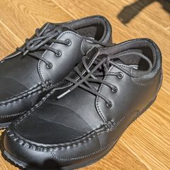 casual school shoes black