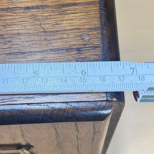Victorian Oak Index Card Drawer - Large - 50cm x 17cm x 24cm
