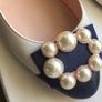 Le Babe Fabulous Pearl Shoes Size 8 Image 4