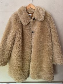 Popular Zara Teddy Faux Fur Shearling Coat