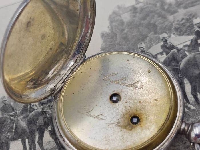 1800s Silver Swiss Made Key Pocket Watch for Restoration