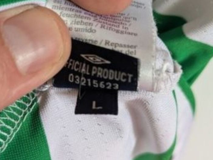 Celtic 2003 home football jersey shirt large mens Umbro