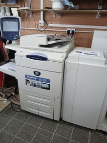 Xerox DocuColor 252 with EFI Fiery Controller and professional finisher