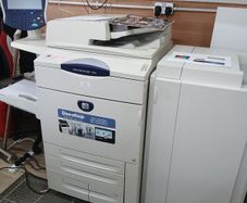 Xerox DocuColor 252 with EFI Fiery Controller and professional finisher