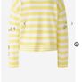 Summer Cotton Jumper - German brand Oui - Yellow White - UK 12- BNWT RRP 150 Image 3