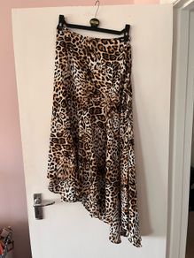 Leopard print skirt