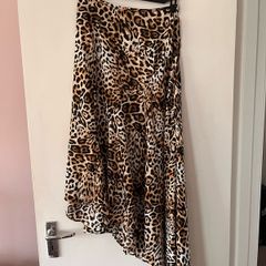 Leopard print skirt
