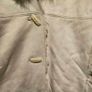 Vintage Cream Shearling-Style Coat with Faux Fur Trim Image 6