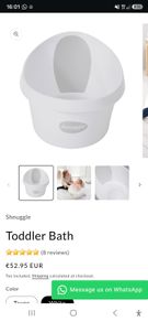 Shnuggle toddler bath
