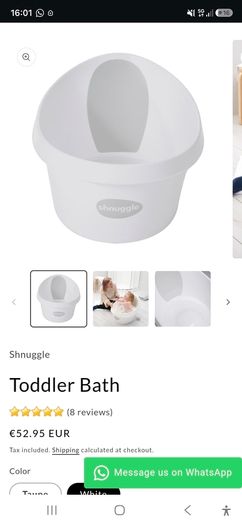 Shnuggle toddler bath