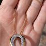 Swarovski Groove Pendant in Gold Plated Image 2