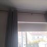 Black Ikea Unit, Mirror, Storage Set and Curtains Image 2