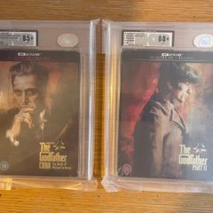 The Godfather Coda, Godfather Part II Steelbooks. Graded By UKG. 80+ and 85+.