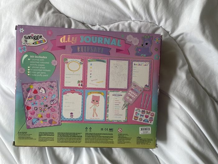 smiggle DIY journal