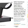 Belkin PowerHouse Charge Dock for Apple Watch + iPhone (iPhone Charging Dock for iPhone 11, 11 Pro, 11 Pro Max and Earlier Models, Apple Watch Series SE, 7, 6, 5, 4, 3, 2, 1) - Black Image 5