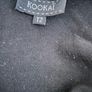 Women's knit top Black deep V neck jumper Kookai size 10 Image 6