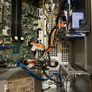 Dell OptiPlex 7050 case with board. Image 3
