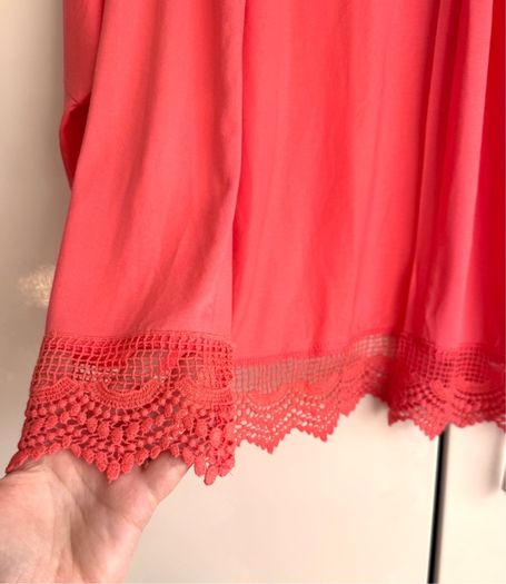 Dunnes Girls Coral Crochet Hem Cardigan - Age 10 Years - BNWT